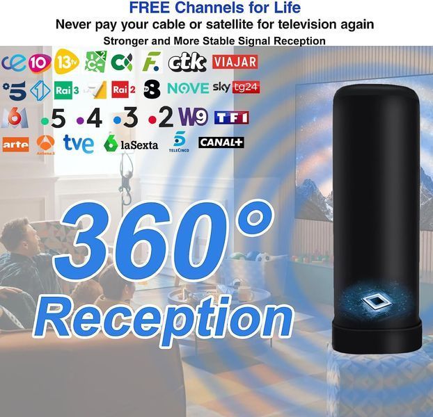 Телевизионная антенна DVB-T2 IP 66 с кабелем 13 м T2135 фото