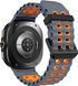 Силиконовый ремешок для Samsung Galaxy Watch Ultra 47mm Gray und Orange T2969 фото 1