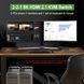 Двухпортовый КВМ-переключатель HDMI 2.1 8K 60Hz с поддержкой двух мониторов и USB 3.0 M3838 фото 3