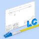 Оптический патчкорд LC-LC OS2 10 Гбит дуплекс 9/125 LSZH шнур для трансивера SMF SFP, желтый, 100 метров 0325 фото 3