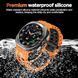 Силиконовый ремешок для Samsung Galaxy Watch Ultra 47mm Gray und Orange T2969 фото 5