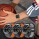 Силиконовый ремешок для Samsung Galaxy Watch Ultra 47mm Gray und Orange T2969 фото 7