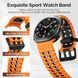 Силиконовый ремешок для Samsung Galaxy Watch Ultra 47mm Gray und Orange T2969 фото 3