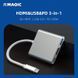 USB хаб 3-в-1 Type-C з HDMI для MacBook T4081 фото 5