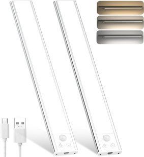Аккумуляторный светодиодный светильник OUILA 108 LED с датчиком движения 31 см 2 шт T3515 фото