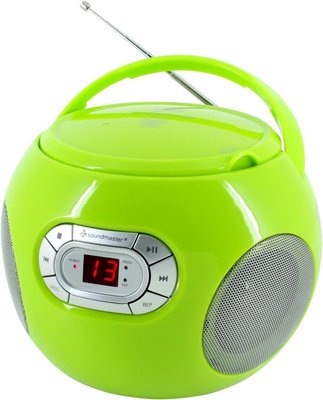 CD бумбокс Soundmaster SCD2120GR с FM-радио и функцией аудиокниги, зеленый m017-2 фото