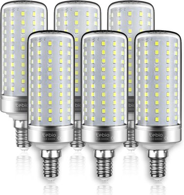 LED-лампы 6 шт. с цоколем E14 25 Вт 6000K (~200 Вт)  Tebio FTC-25 0696 фото