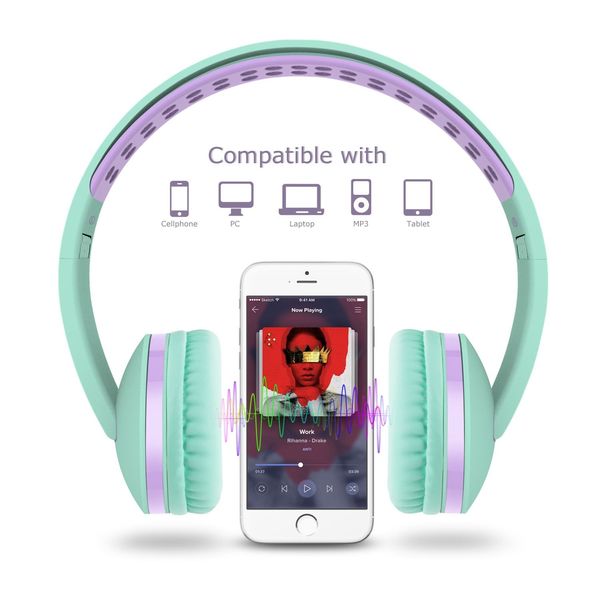 Накладні дротові навушники з мікрофоном Jelly Comb для мобільного, планшета, ПК, ноутбука 0011 фото