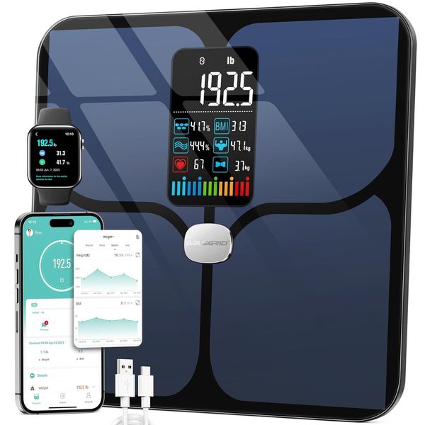 Цифрові інтелектуальні ваги ABLEGRID Body Fat Scale IMT РК-екран 1590 фото