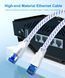 Мережевий кабель Ethernet 1 м / кабелі LAN для інтернет-мережі Cat 8 RJ45 T2578 фото 3