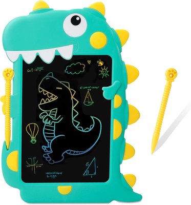 Дитячий планшет LCD 8,5" для малювання у вигляді динозаврв, голубий 0549 фото
