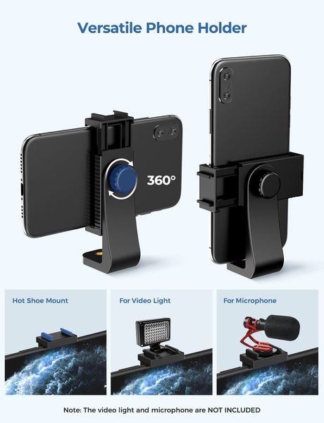 Штатив для смартфона з пультом керування 360° MPOW PA205A + Bluetooth 0442 фото