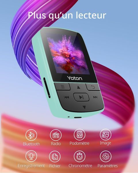 MP3-плеєр Yoton  Bluetooth/64ГБ/HiFi-Music Green T2775 фото