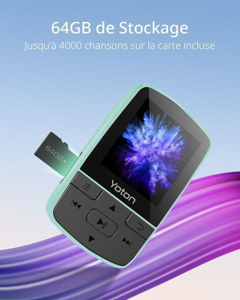 MP3-плеєр Yoton  Bluetooth/64ГБ/HiFi-Music Green T2775 фото