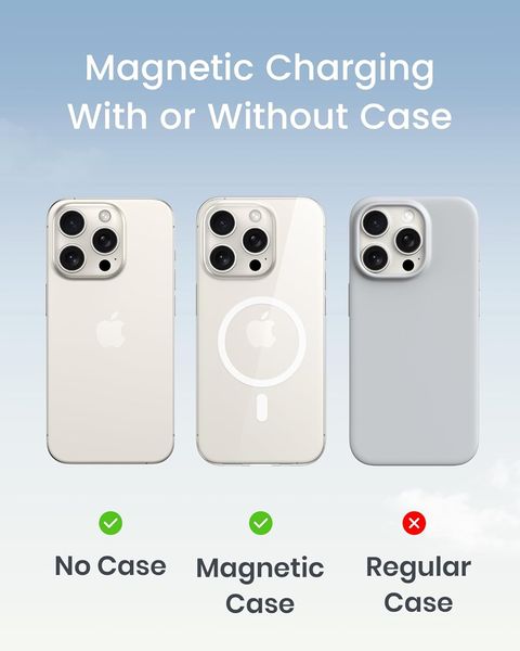 Павербанк с подставкой INIU 6000 мАч для iPhone совместим с Magsafe 1677 фото