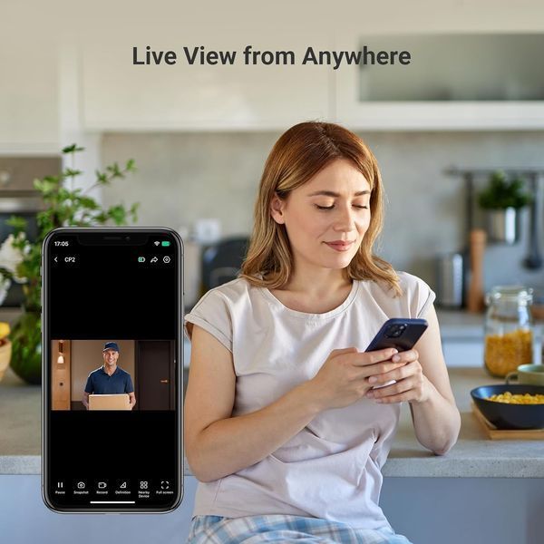 Розумне відеовічко для дверей EZVIZ з екраном та WiFi  M2819 фото
