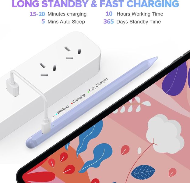 Універсальний стилус Fast Charge Active Pencil для iPad / iPad Pro / iPad Air 1592 фото