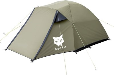 Туристическая палатка Night Cat на 2-3 человека, двусторонняя, водонепроницаемая 0467 фото