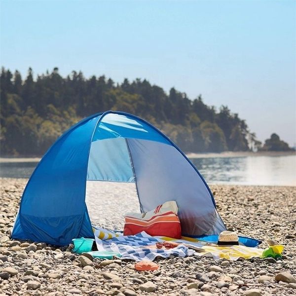 Намет 2-місний 110х150х165 см автоматичний пляжний тент від сонця для пікніка та кемпінгу 0970 фото