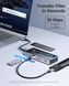 Концентратор ORICO USB-C з корпусом для SSD M.2 / док-станція USB-C 8-в-1 T0060 фото 6