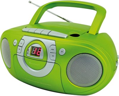 CD бумбокс Soundmaster SCD5100GR с FM-радио, зеленый m018-1 фото