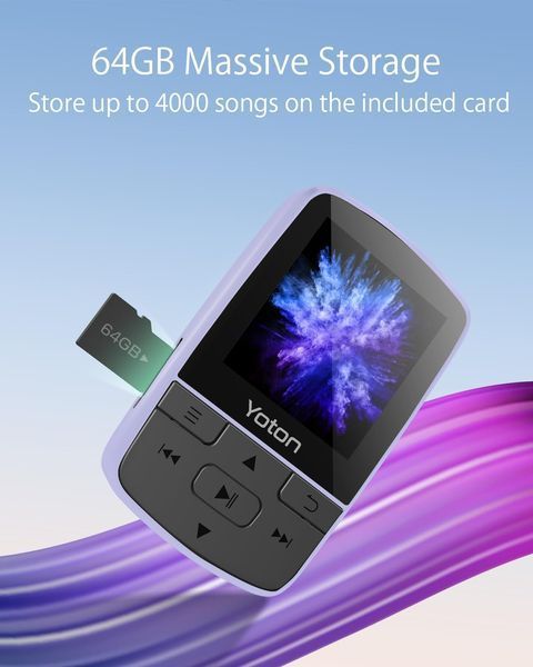 MP3-плеєр Yoton Bluetooth/64ГБ/HiFi-Music Purple T2776 фото