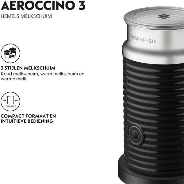 Автоматичний спінювач молока Nespresso Aeroccino 3 MT3987 фото