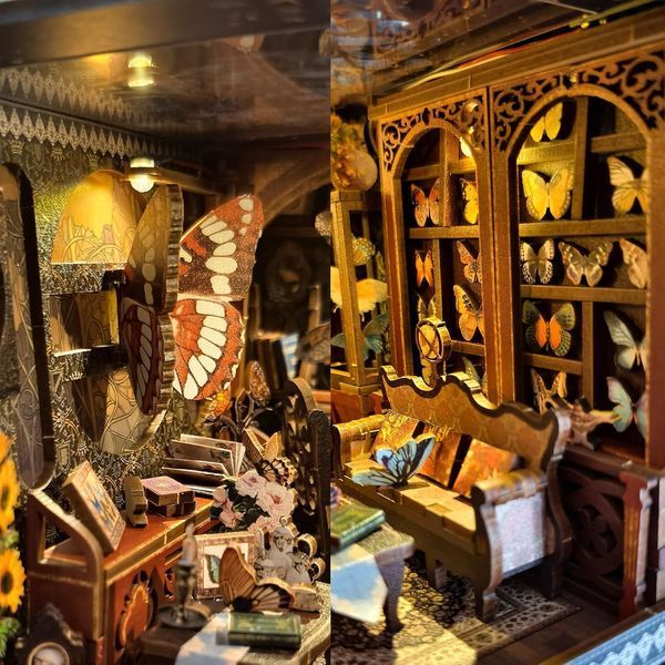 Інтер'єрний конструктор Book Nook TOYQI Butterfly Collection Room T3362 фото