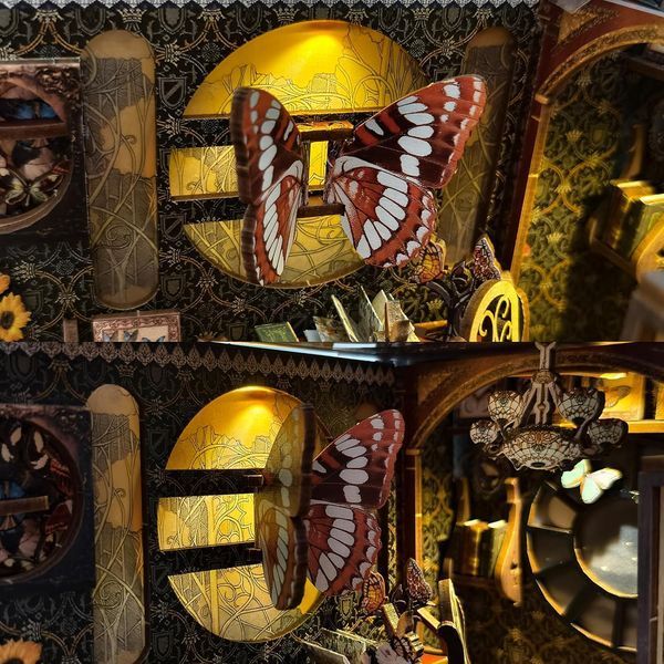 Інтер'єрний конструктор Book Nook TOYQI Butterfly Collection Room T3362 фото