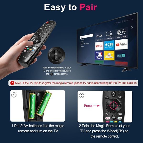 Пульт для телевізора LG з указкою та мікрофоном T2820 фото