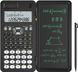 Складаний науковий калькулятор із письмовим планшетом 6,5-дюйма + стилус, чорний 1206 фото 1