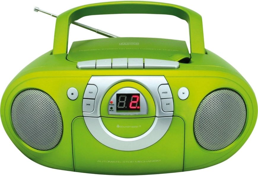 CD бумбокс Soundmaster SCD5100GR з FM-радіо, зелений m018-1 фото