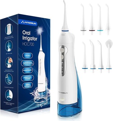 Акумуляторний іригатор для порожнини рота Hangsun Water Flosser HOC700 1857 фото