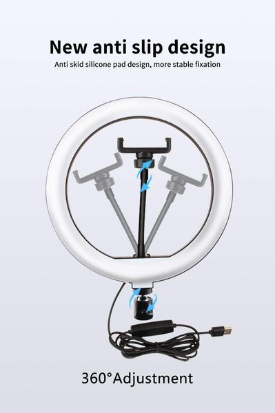 Кольцевой свет RGB Powerpak MJ26 10"/26 см K0012 фото