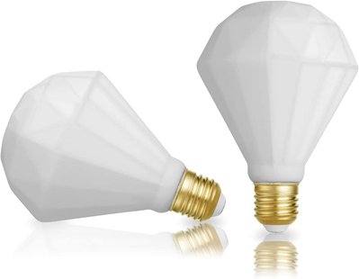 Светодиодная лампа ромбовидного типа 2шт матово-белая G95 Kooywan 8 Вт 2500 К 0539 фото