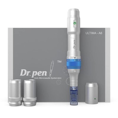 Дермапен Dr.pen Ultima A6, косметична ручка, 6 уп. картриджів (6x12Pin) 0,25 мм 0445 фото