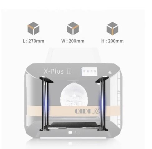 Професійний 3D принтер Qidi Tech X-Plus II друк з нейлону/вуглецевого волокна Qidi-Tech-X фото