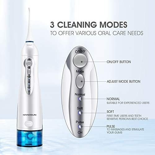 Аккумуляторный ирригатор для полости рта Hangsun Water Flosser HOC700 1857 фото