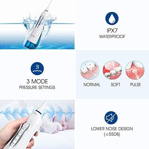 Аккумуляторный ирригатор для полости рта Hangsun Water Flosser HOC700 1857 фото