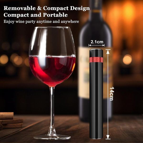 Пневматичний штопор для вина Elegear Red K0087 фото