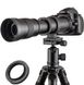 Телеоб'єктив JINTU 420-800mm f/8.3 з ручним збільшенням для дзеркальних фотоапаратів Nikon, чорний 0034-1 фото 1