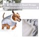 Зимняя куртка для собак Inbathgic M с голографическим дизайном Rainbow Dog Jumper, серебряная 0908 фото 4