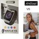 Умные часы Andowl V5 из нержавеющей стали с SIM-картой и монитором сердечного ритма (черный) 1001 фото 3
