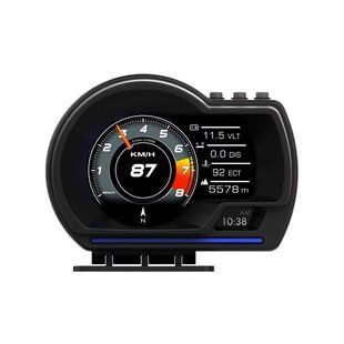 Автомобільний HUD дисплей OBD2 спідометр проєктор на лобове скло універсальний M3843 фото