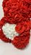 3D ведмідь із троянд Teddy Rose 25 см у подарунковому боксі червоний 0950 фото 5