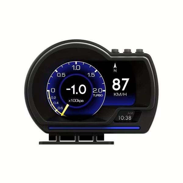 Автомобільний HUD дисплей OBD2 спідометр проєктор на лобове скло універсальний M3843 фото