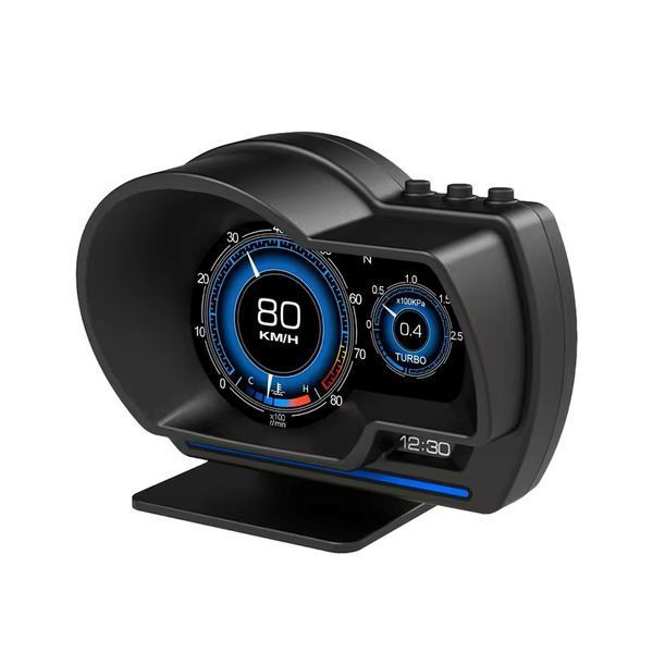 Автомобільний HUD дисплей OBD2 спідометр проєктор на лобове скло універсальний M3843 фото