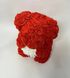 3D ведмідь із троянд Teddy Rose 25 см у подарунковому боксі червоний 0950 фото 6