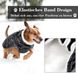 Зимова куртка для собак Inbathgic M з голографічним дизайном Rainbow Dog Jumper, чорна 0908-1 фото 4