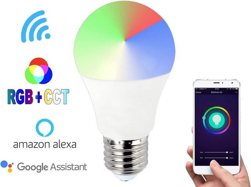 Умная WiFi светодиодная лампа LEDLUX E27 T2582 фото